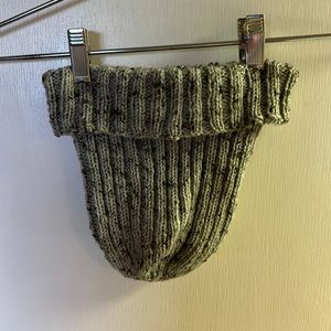 Handmade knit beanies (2), 100% wool